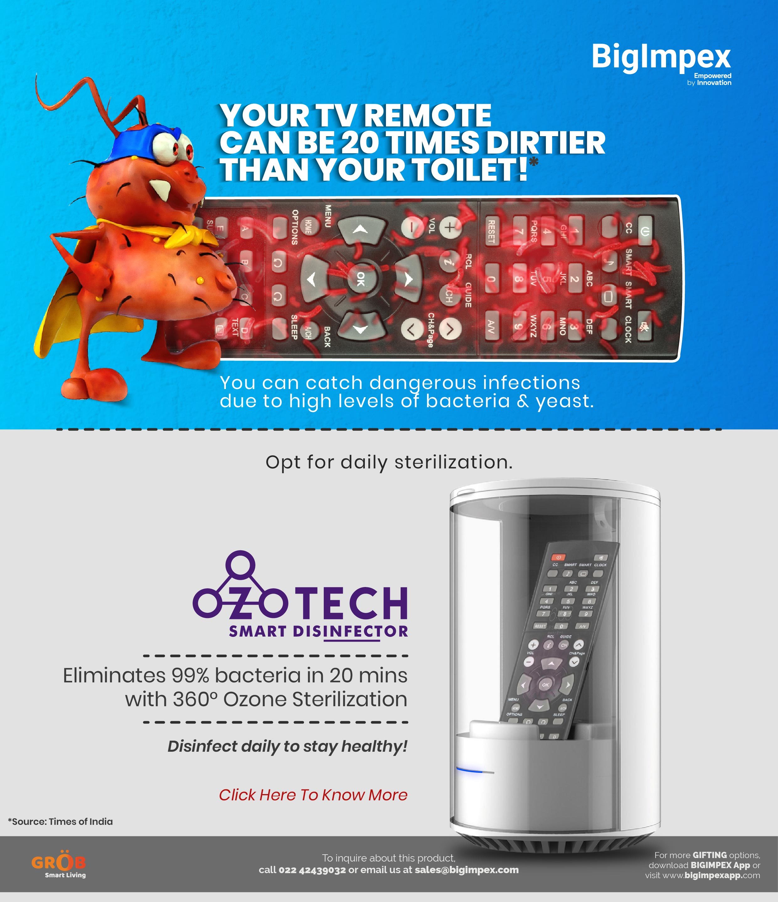 White Ozotech Smart Disinfector