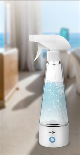 ट्रांसपेरेंट और व्हाइट इलेक्ट्रोलाइटिक डिसइन्फेक्टर