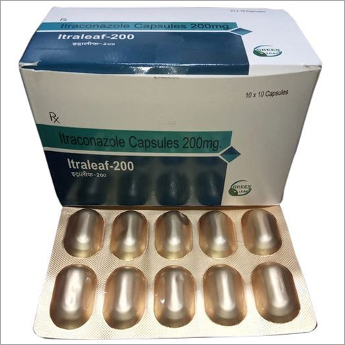 200 mg Itraconazole Capsules - 00 mg Itraconazole , Recommended For Skin Use, Dosage As Directed By Physician, Store Away From Children