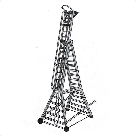 Aluminium Ladder - 5ft To 22ft Sizes Available | A-type Industrial Combination Ladders For Commercial Use