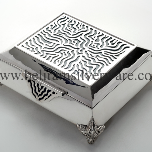 Modern Square Silver Box