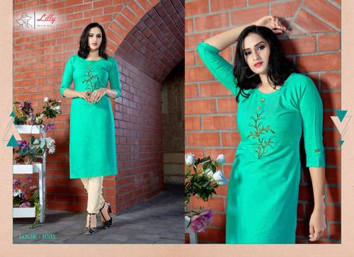 Dry Cleaning Pent-house Two Tone 16 Kg Rayon Kurtis