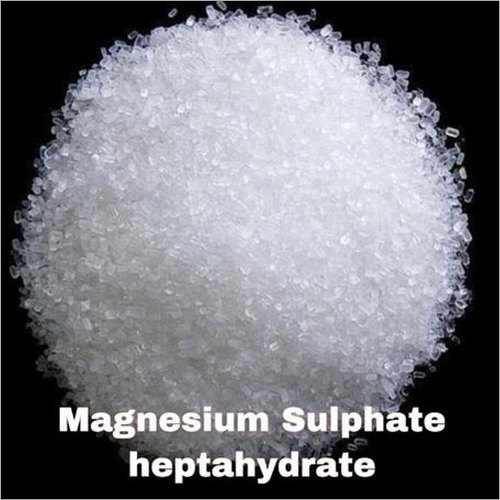 Magnesium Sulphate Heptahydrate - Industrial Grade, High Purity, Moisture-Proof Packaging Options