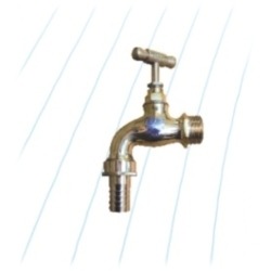 ब्रास डी/सी होज बिब कॉक