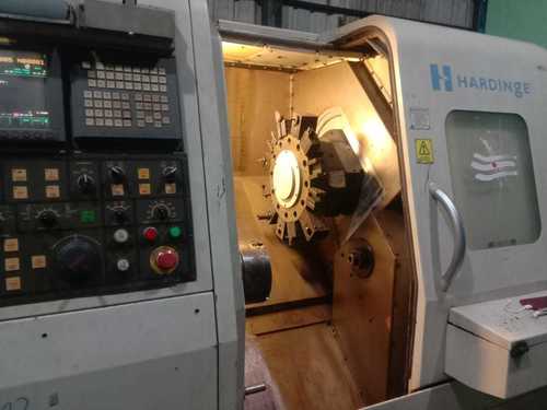 Automatic Hardinge Qc Imported Cnc Turing Center 2004 Model With Fanuc 210i Control For Sale