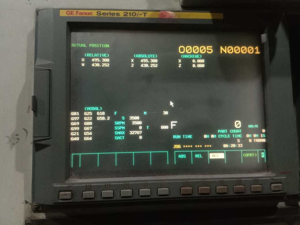 Automatic Hardinge Qc Imported Cnc Turing Center 2004 Model With Fanuc 210i Control For Sale