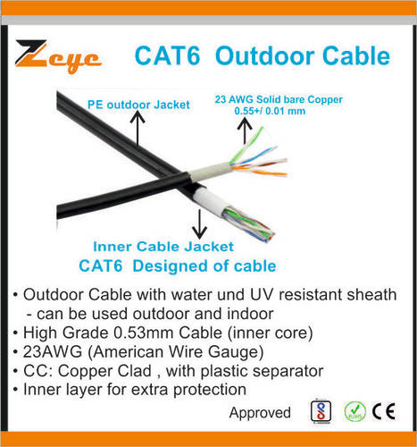 Cat6 बाहर दरवाजा केबल