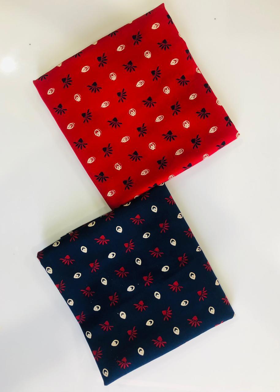 Cotton Nighty Fabric - 45 Inch Width, Multicolor With Floral Embroidery | Soft Texture, Washable, Tear Resistant, Ideal For Nightwear And Dresses