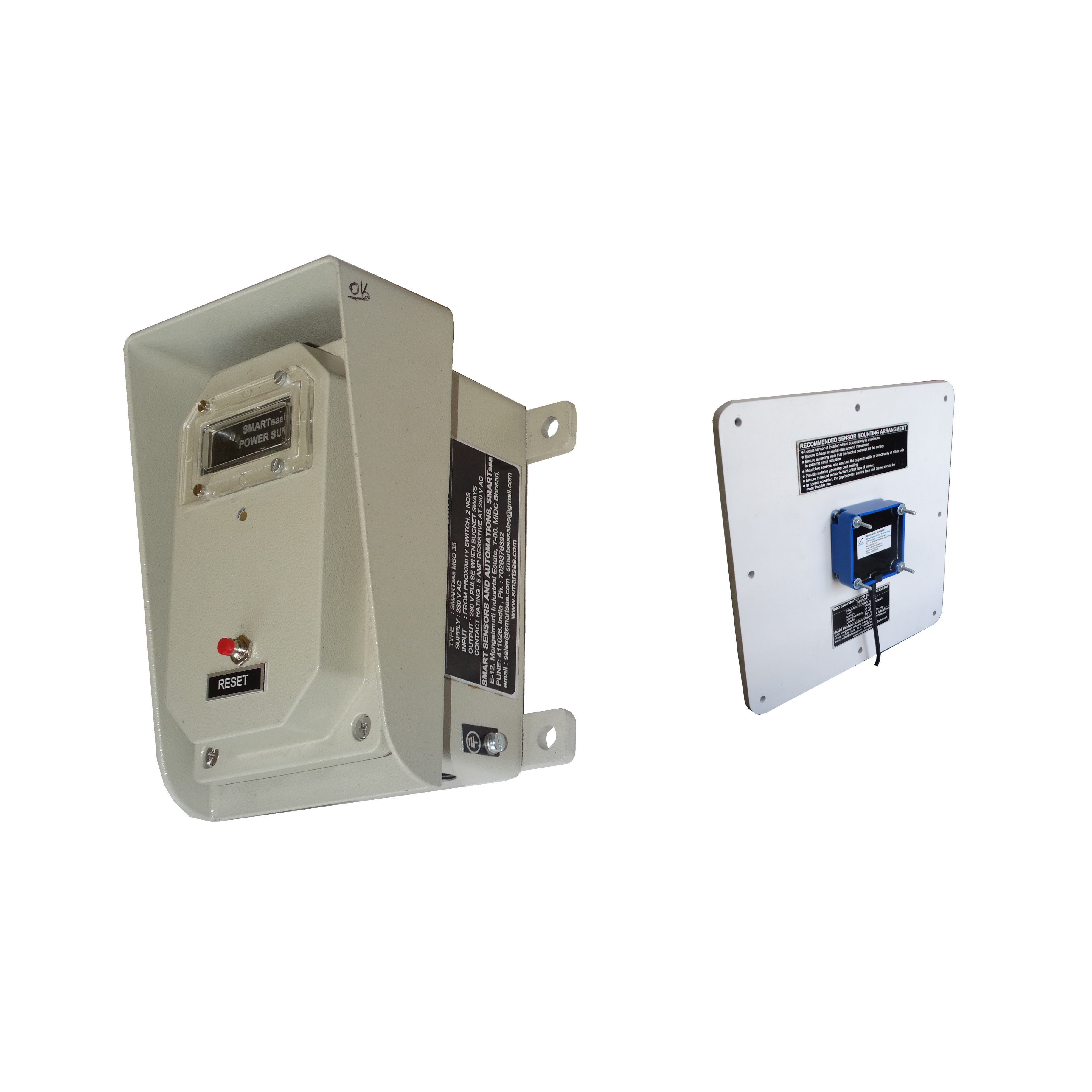 Belt Misalignment Sensor For Bucket Elevator - Application: Industrial