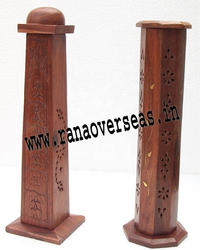 Wood Wooden Tomb Incense Tower