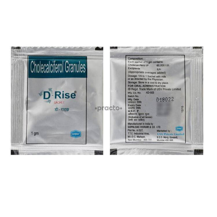 Cholecalciferol (Vitamin D3) Sachet Recommended For: Men