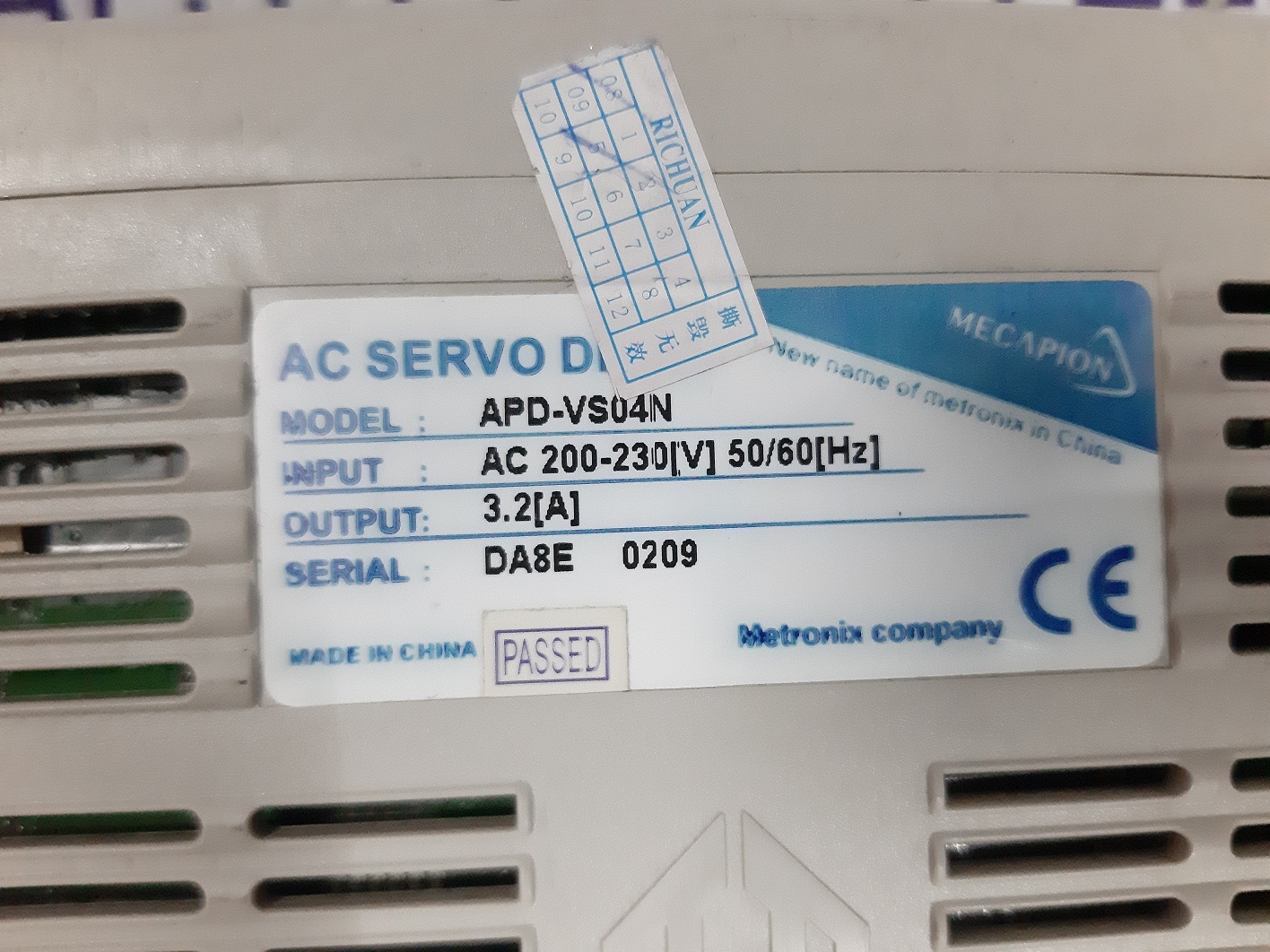 Ls Mecapion Ac Servo Drive Apd-vs04n
