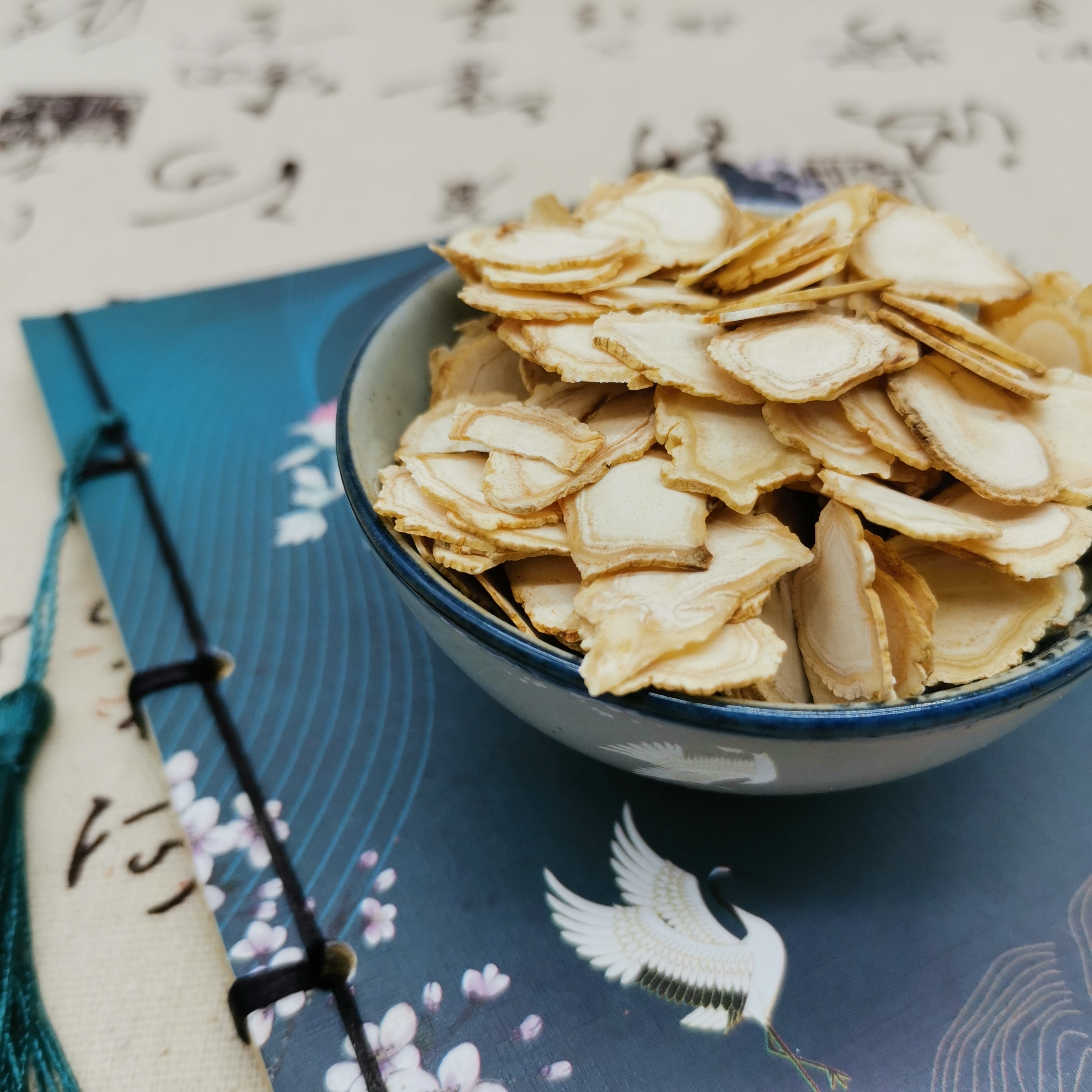 White Ginseng Slices Panax Ginseng Root Slices