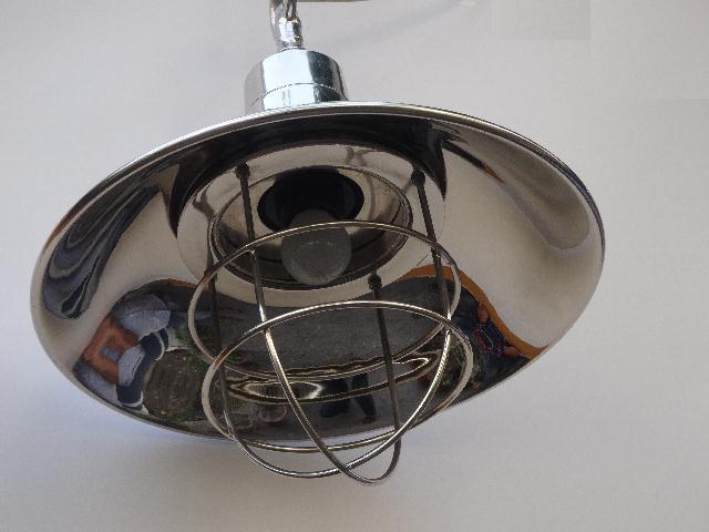 Pendant Lamp - Metal Construction, Nickel Plating, European Style, Incandescent Light Source