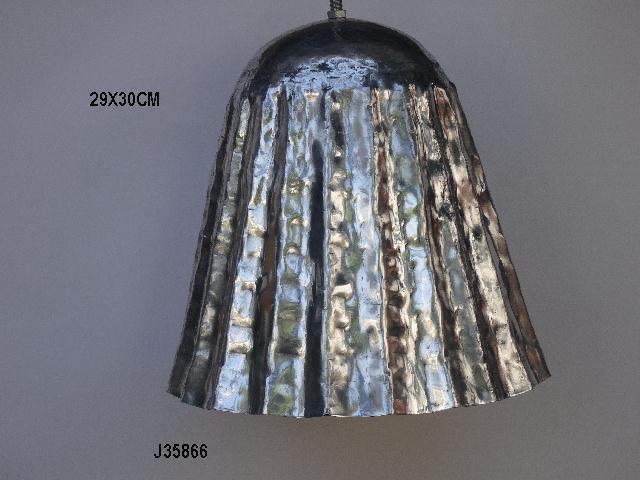 Pendant Lamp - Metal Construction, Nickel Plating, European Style, Incandescent Light Source