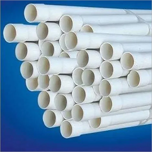 PVC Round Conduit Pipe - High-Density Polyvinyl Chloride, 3/4 Inch Diameter - Durable and Lightweight Protection for Electrical Wiring