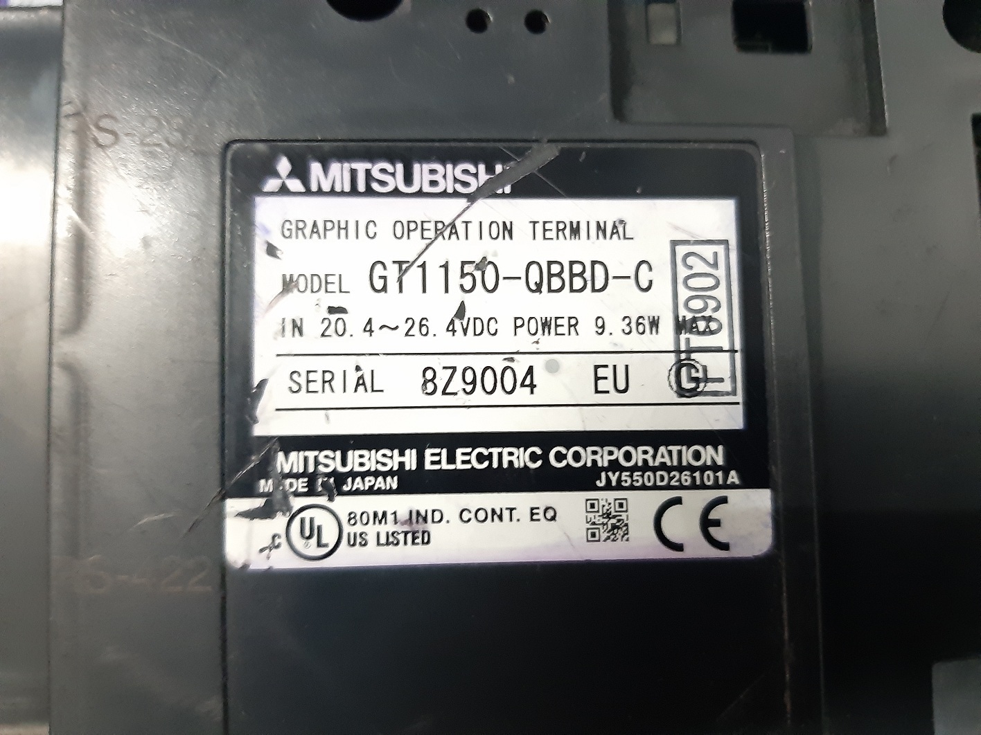Mitsubishi Got1000 Hmi Gt1150-qbbd-c