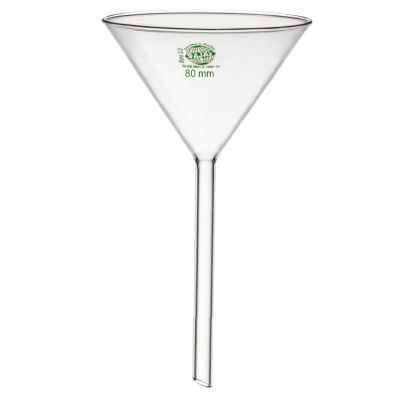 Funnel Long Stem 80 Ml Equipment Materials: Borosilicate 3.3