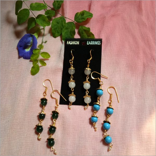 सेमी प्रेशियस जेमस्टोन मॉडर्न इयररिंग कॉम्बो सेट जेंडर: महिलाएं