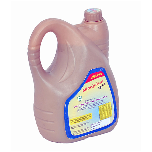 5 Ltr Double Filtered Mustard Oil - Organic Grade A, High Purity | Ideal For Cooking With Versatile Flavor And Aroma