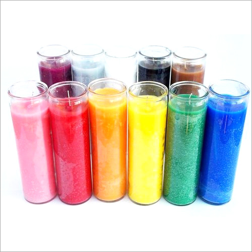 Devotional Glass Candle Jar Votive Holder - Color: Transparent