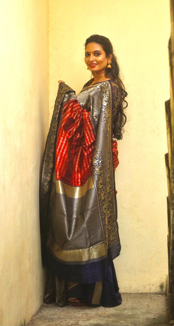 Multi Colour Kanchipuram Saree