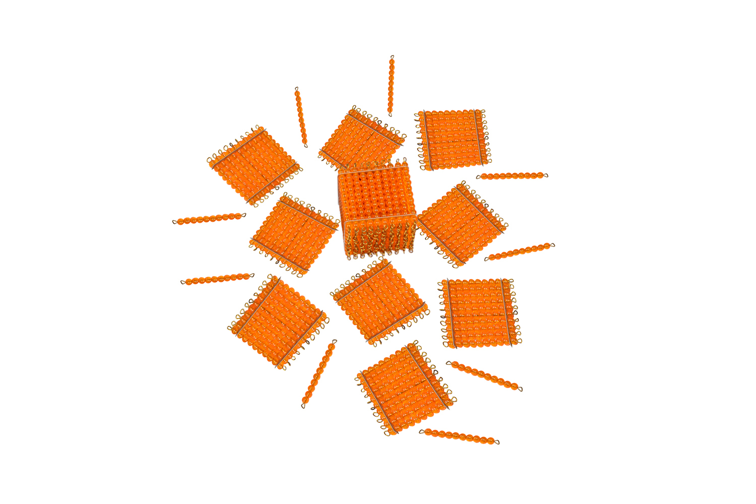 Multi Kidken Introduction To Decimal System Beads