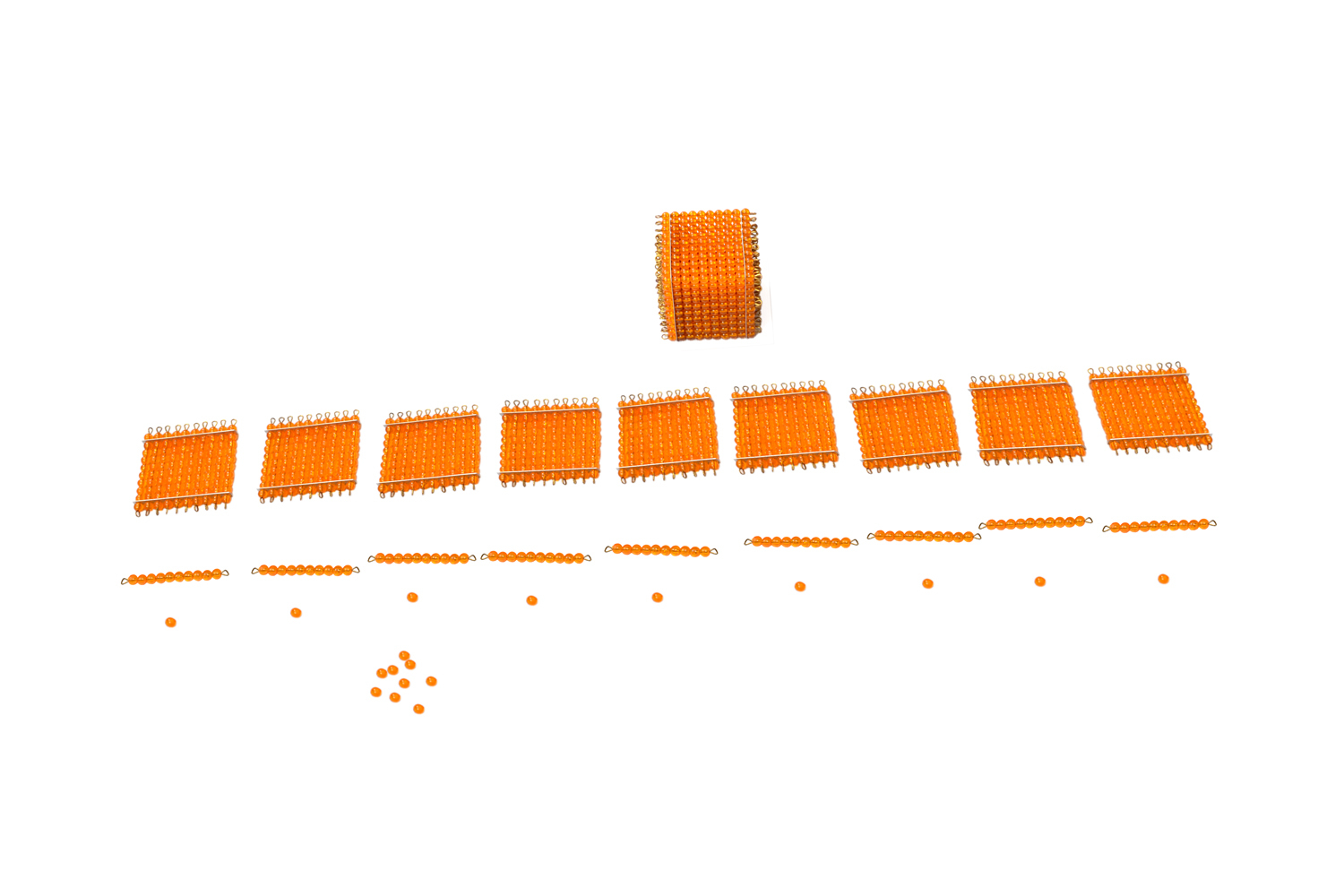 Multi Kidken Introduction To Decimal System Beads