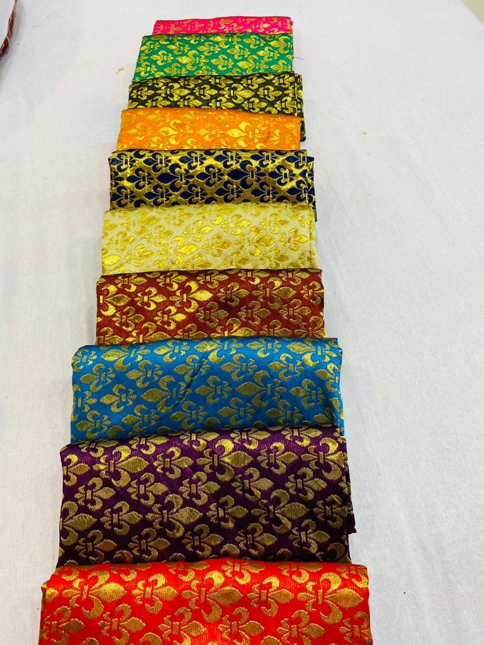 Blouse Fabrics - Lightweight Soft Blend, High Colorfastness & Shrink Resistance, Ideal For Fancy Attires