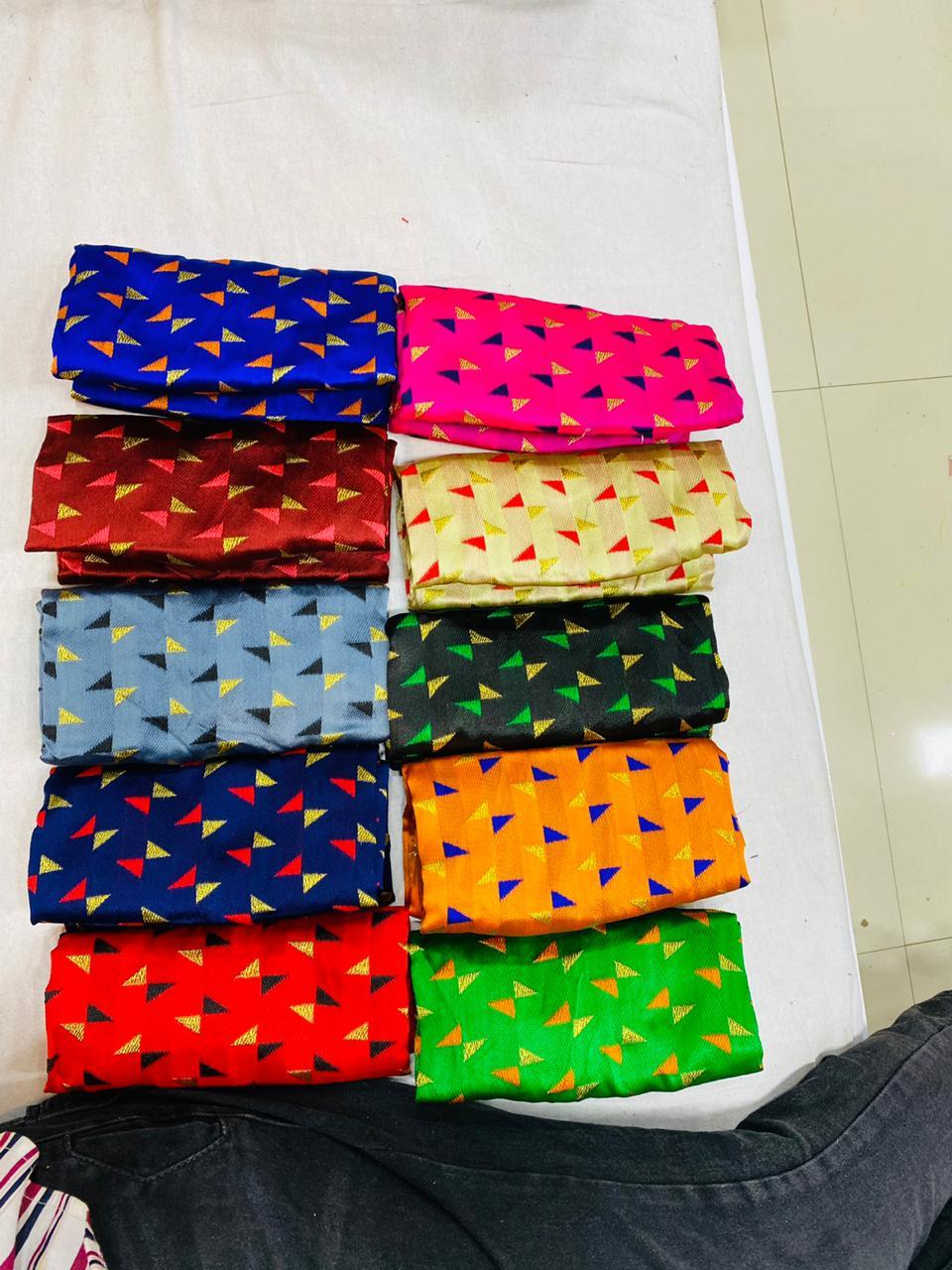 Blouse Fabrics - Lightweight Soft Blend, High Colorfastness & Shrink Resistance, Ideal For Fancy Attires