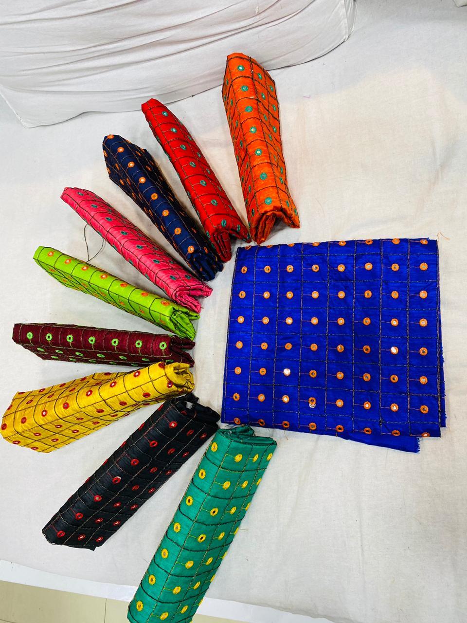 Blouse Fabrics - Lightweight Soft Blend, High Colorfastness & Shrink Resistance, Ideal For Fancy Attires