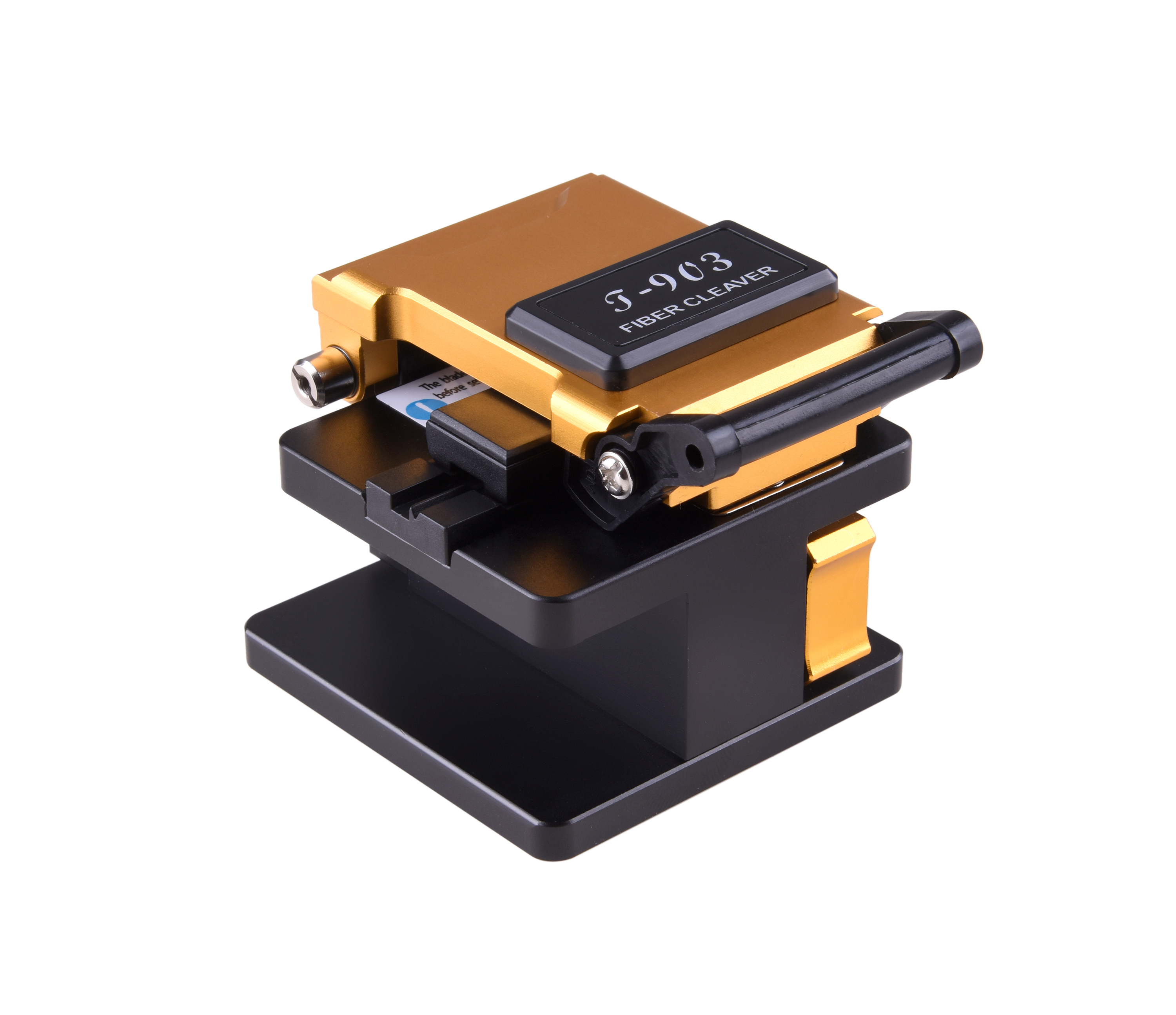 Fiber Optical Cleaver T-903 - 125um, Compact 6.3x7.0x6.3 Cm, 0.6 Kg Weight, 36000 Cleaves, Multi-core Capability