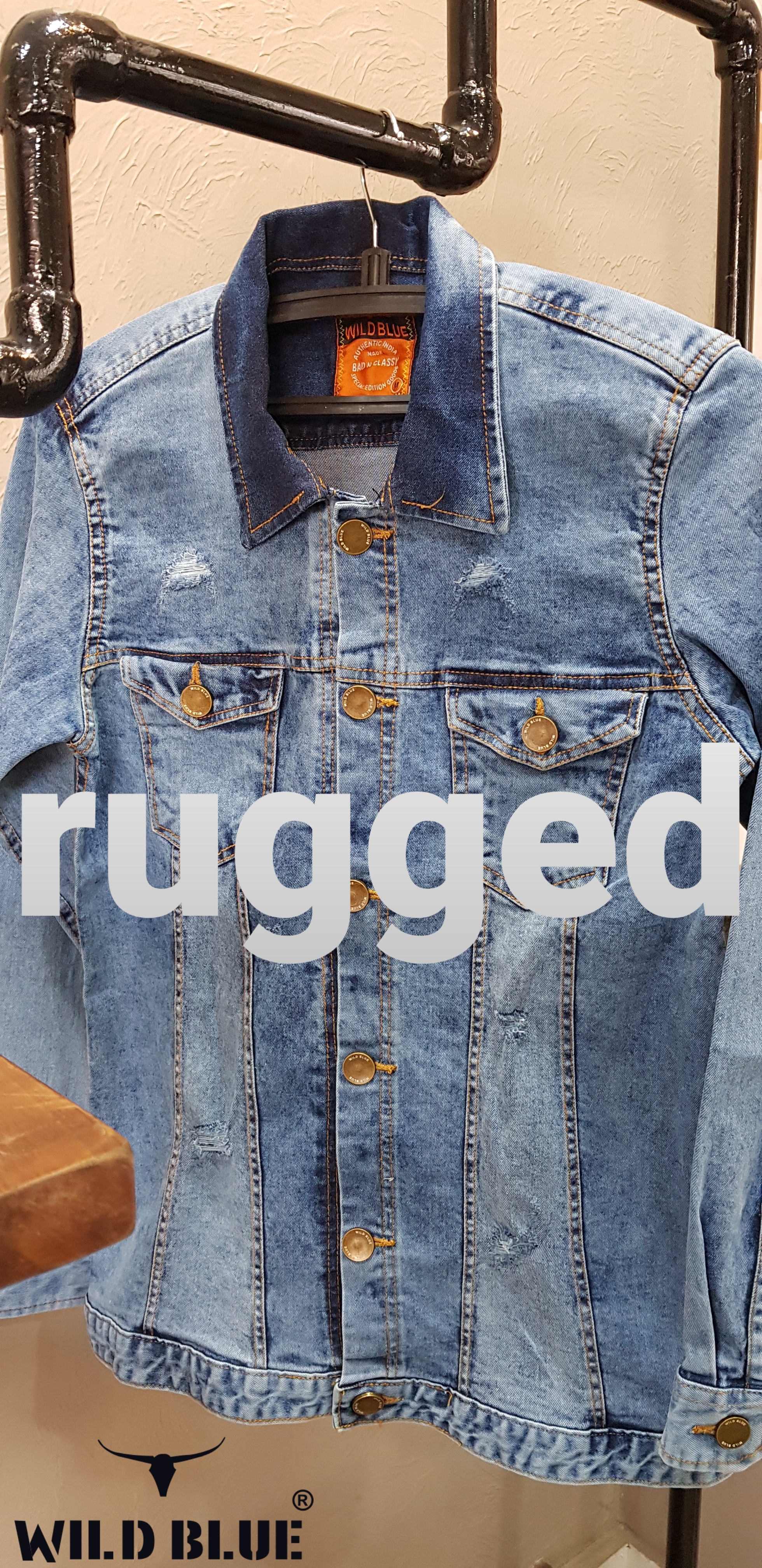 Wild Blue Denim Jacket