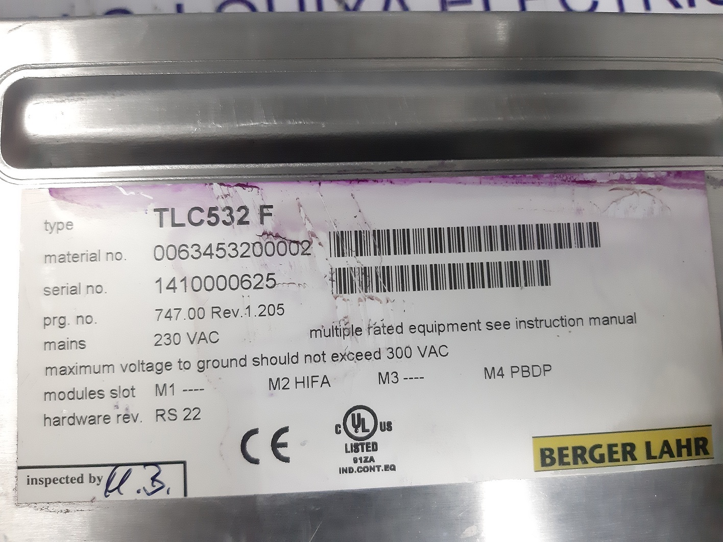 Berger Lahr Servo Drive Ac Drive Tlc532 F