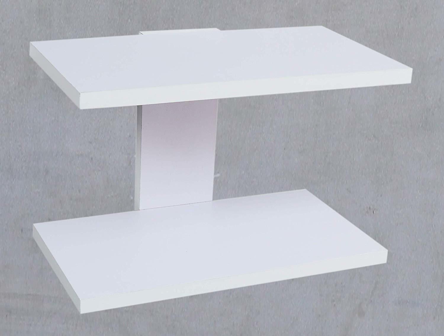 Trust Kart Wall Shelf Wall Mounted Book Shelves Wall Shelves Rack White