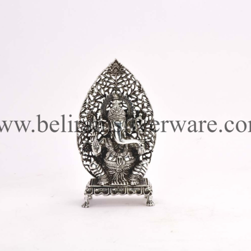 Nakshi Silver Lakshmi Ganesha Murti