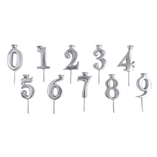 Silver Aluminium Candle Holder Stand