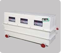 Servo Voltage Stabilizer - 90 Kva, Steel Material, Air & Oil Cooled, Digital Control, Green Finish, 415 V Output