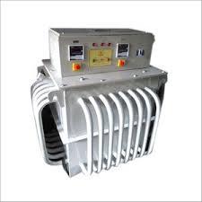 Servo Voltage Stabilizer - 90 Kva, Steel Material, Air & Oil Cooled, Digital Control, Green Finish, 415 V Output