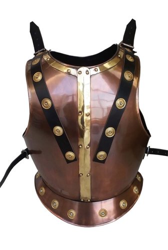 Metal Copper Antique Medieval Breastplate Armor