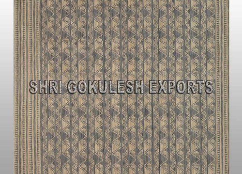 Abstract Design 100% Wool Indian Handmade Flat Weave Carpets Back Material: Woven Back