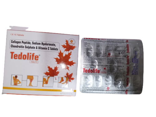 Chondroitin + Collagen Peptide + Sodium Hyaluronate + Vitamin C - 50000 Tablets | Joint Repair, Pain Relief, Enhanced Cartilage Support, Optimal Joint Function