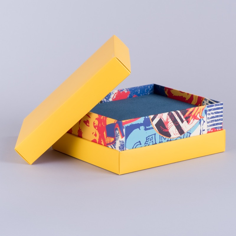 Printed Packaging Box - Paper Material, Rectangular Shape, Customized Size | Lightweight, Matte Lamination, Special Effects Printing, High Load Capacity