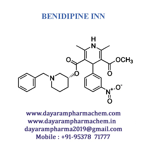 Benidipine Hydrochloride - 4mg & 8mg Film Coated Tablets | Calcium Channel Blocker, Antihypertensive Agent, Effective In Angina Pectoris