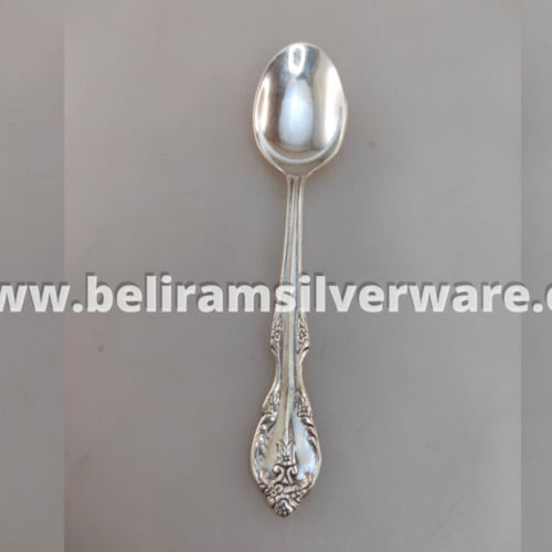 Fiddle Shaped Nakshi Silver Spoon