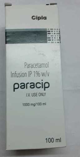 Plastic Paracetamol Infusions