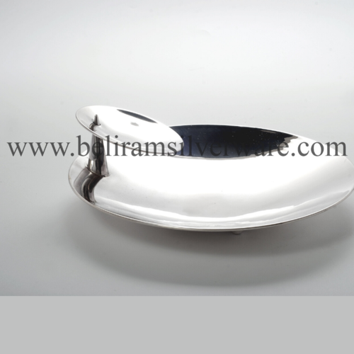 Modern Circular Silver Platter
