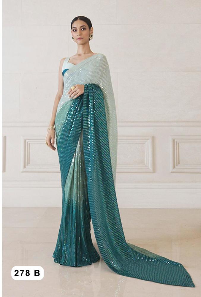 मिक्स सीक्वेंस वर्क साड़ी