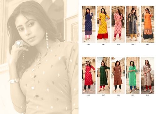 Dry Cleaning Ico Liva Rayon 14kg Readymade Kurtis