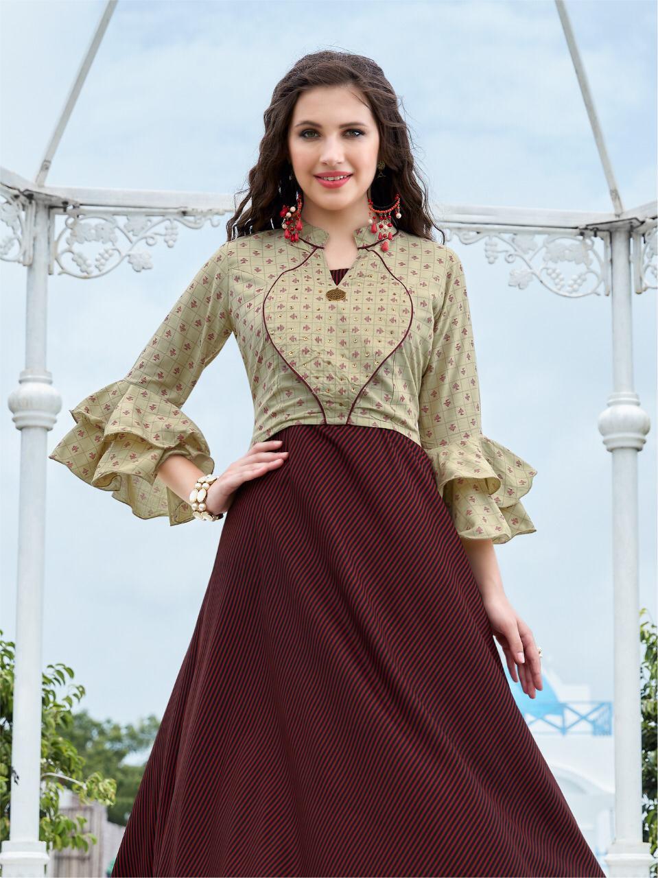 Dry Cleaning Crown Vol 2 Westurn Type Long Fancy Kurtis